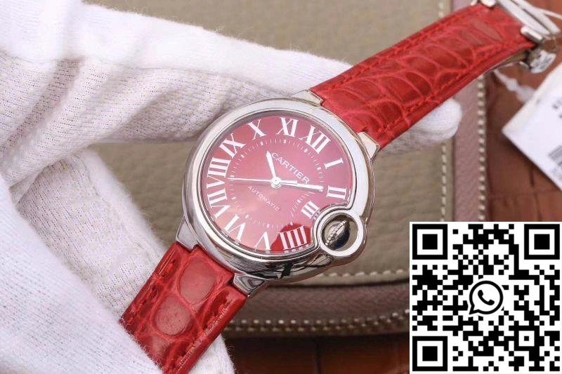 ModernLook Ballon Bleu De Cartier 33MM WSBB0022 TW Factory Red Dial 1330