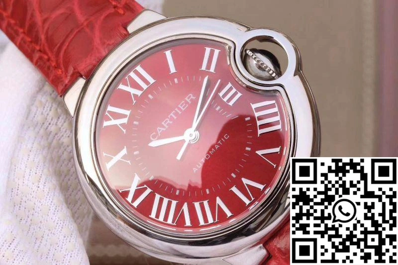 ModernLook Ballon Bleu De Cartier 33MM WSBB0022 TW Factory Red Dial 1330