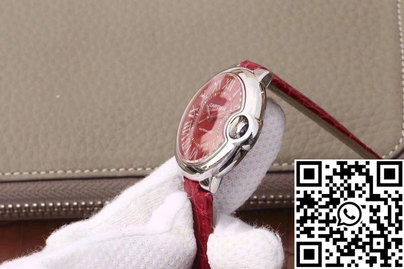 ModernLook Ballon Bleu De Cartier 33MM WSBB0022 TW Factory Red Dial 1330