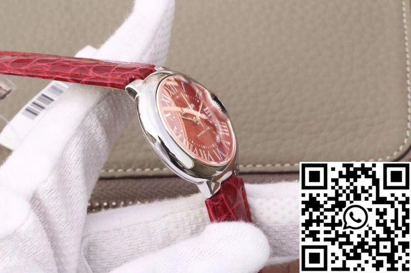 ModernLook Ballon Bleu De Cartier 33MM WSBB0022 TW Factory Red Dial 1330