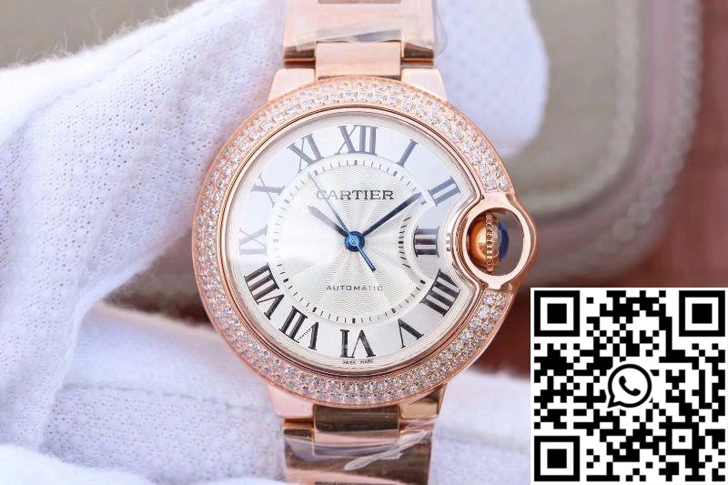 FreshLook Ballon Bleu De Cartier 36MM WE902064 V9 Factory White Dial 1337