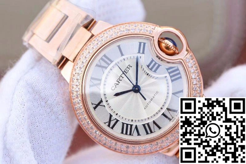FreshLook Ballon Bleu De Cartier 36MM WE902064 V9 Factory White Dial 1337