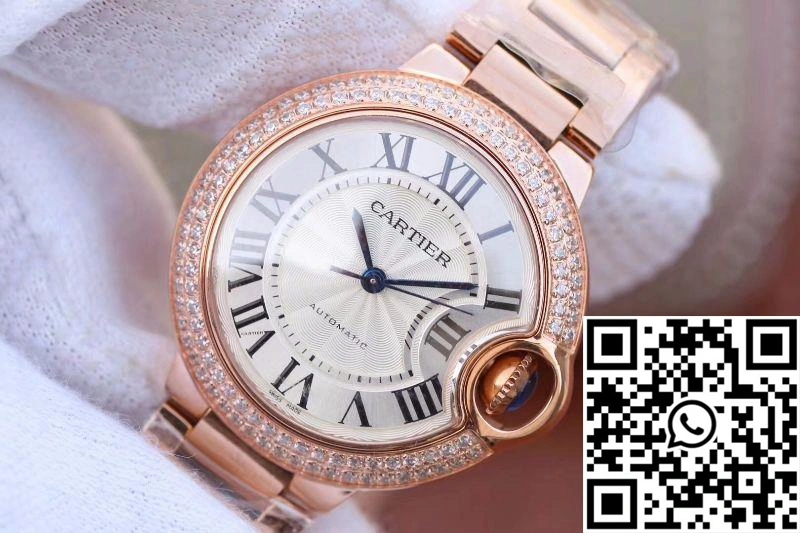 FreshLook Ballon Bleu De Cartier 36MM WE902064 V9 Factory White Dial 1337