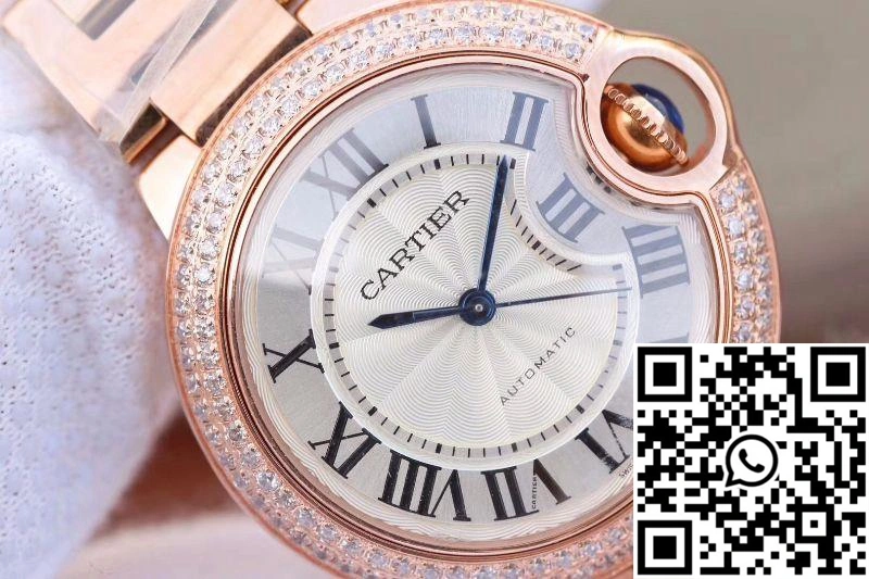 FreshLook Ballon Bleu De Cartier 36MM WE902064 V9 Factory White Dial 1337