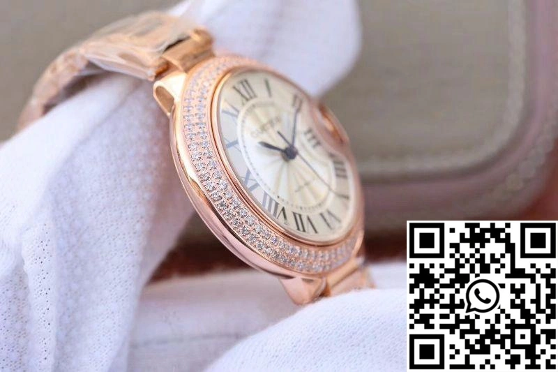 FreshLook Ballon Bleu De Cartier 36MM WE902064 V9 Factory White Dial 1337