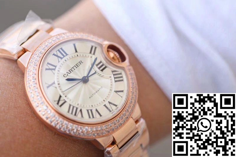 FreshLook Ballon Bleu De Cartier 36MM WE902064 V9 Factory White Dial 1337