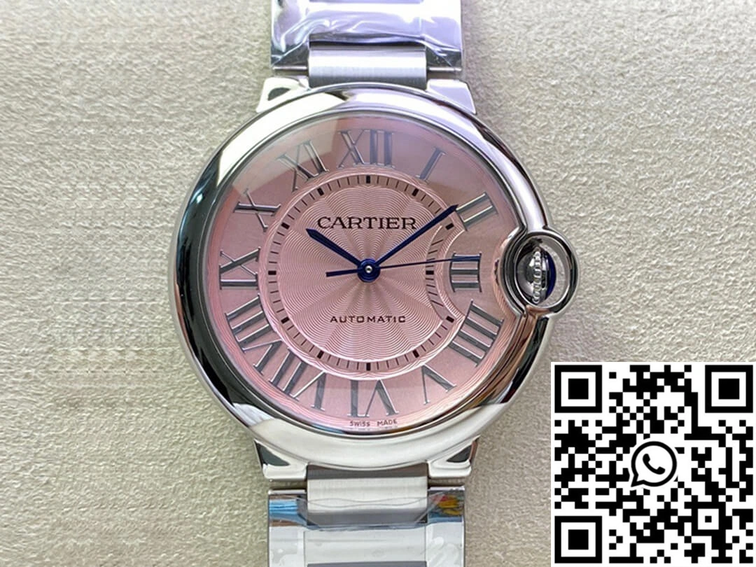 Attractive Ballon Bleu De Cartier 36MM WSBB0007 3K Factory Stainless Steel Strap 1357