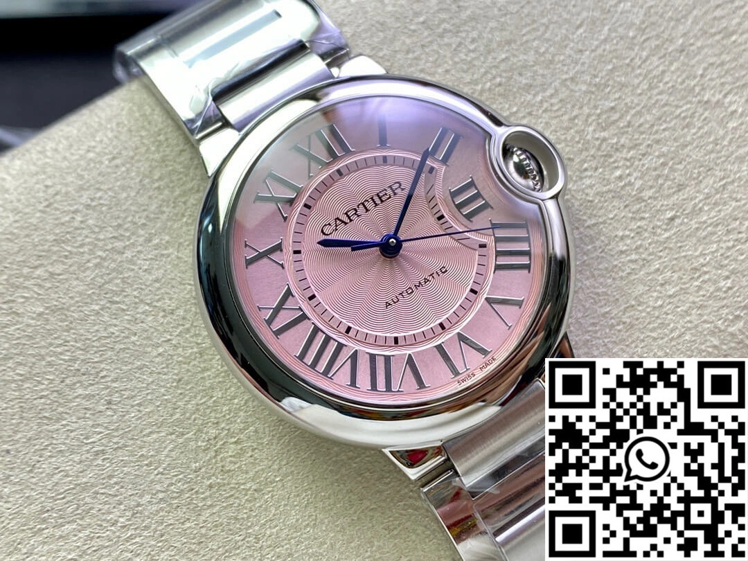Attractive Ballon Bleu De Cartier 36MM WSBB0007 3K Factory Stainless Steel Strap 1357