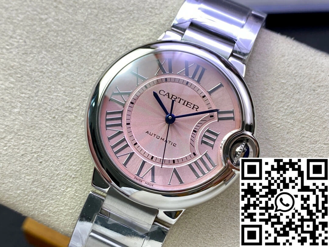 Attractive Ballon Bleu De Cartier 36MM WSBB0007 3K Factory Stainless Steel Strap 1357
