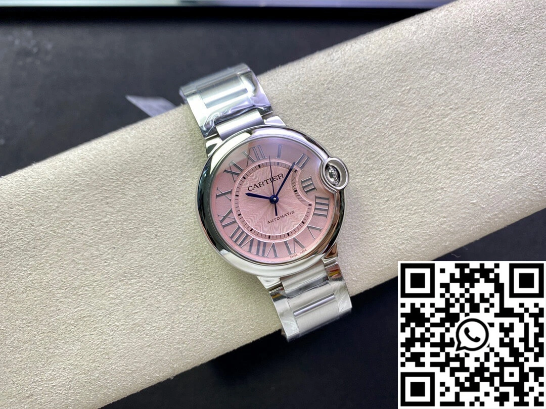 Attractive Ballon Bleu De Cartier 36MM WSBB0007 3K Factory Stainless Steel Strap 1357