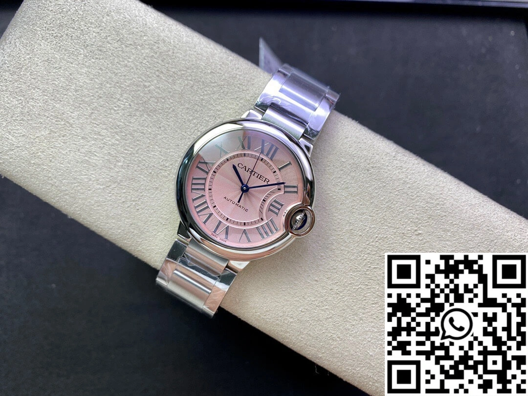 Attractive Ballon Bleu De Cartier 36MM WSBB0007 3K Factory Stainless Steel Strap 1357
