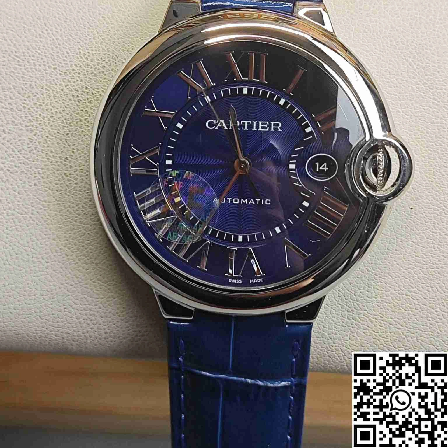 Original Ballon Bleu De Cartier 42MM CRWSBB0027 AF Factory Blue Dial 1363