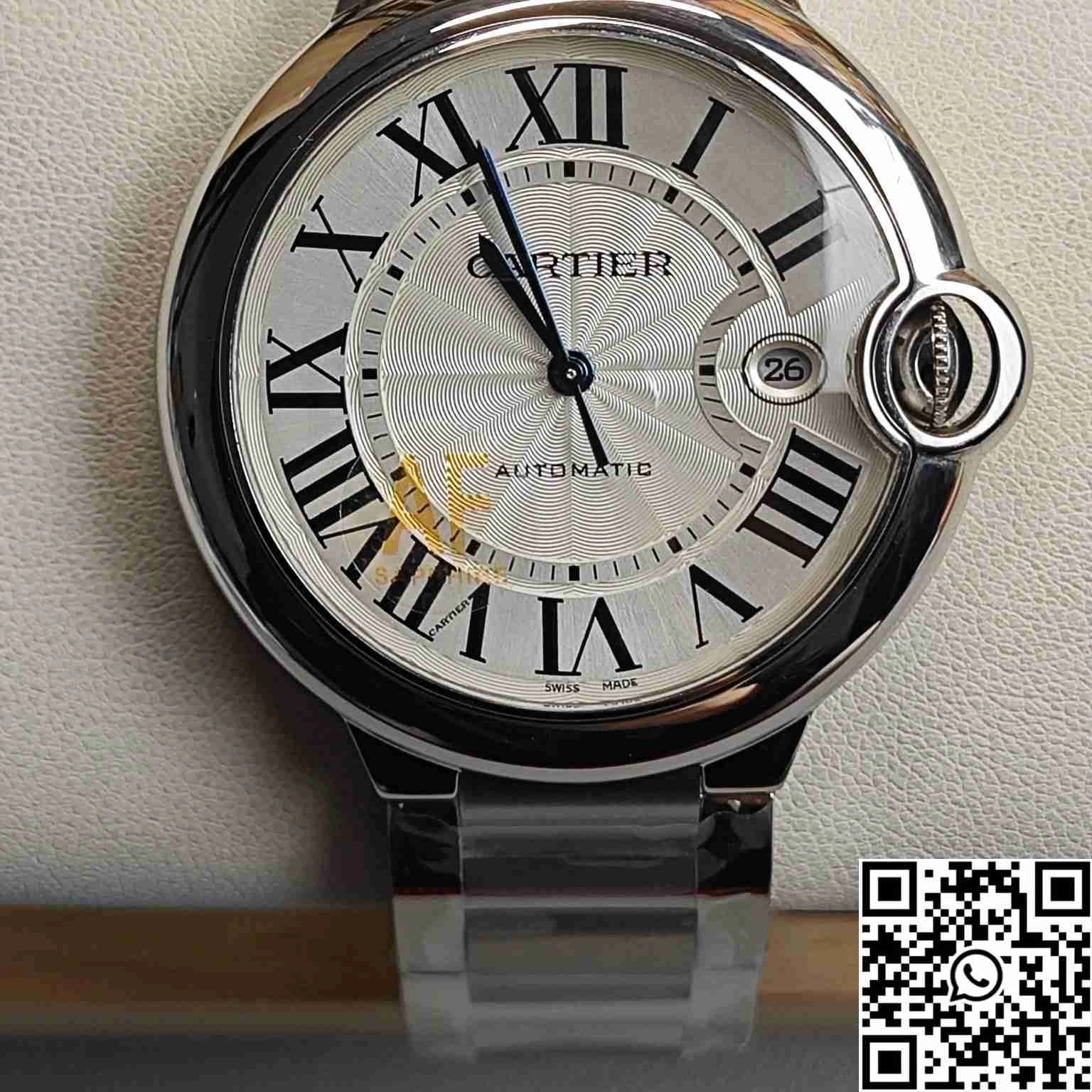 Ballon Bleu De Cartier 42MM CRWSBB0049 AF Factory White Dial TopPick 1367