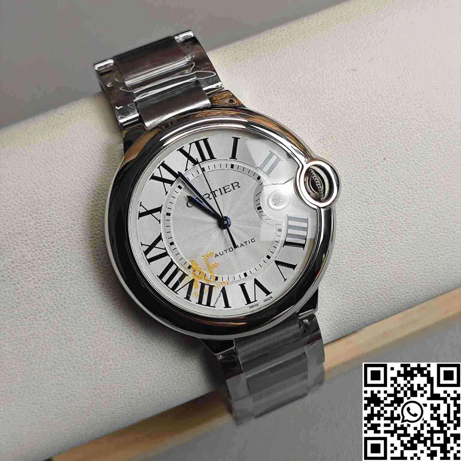 Ballon Bleu De Cartier 42MM CRWSBB0049 AF Factory White Dial TopPick 1367