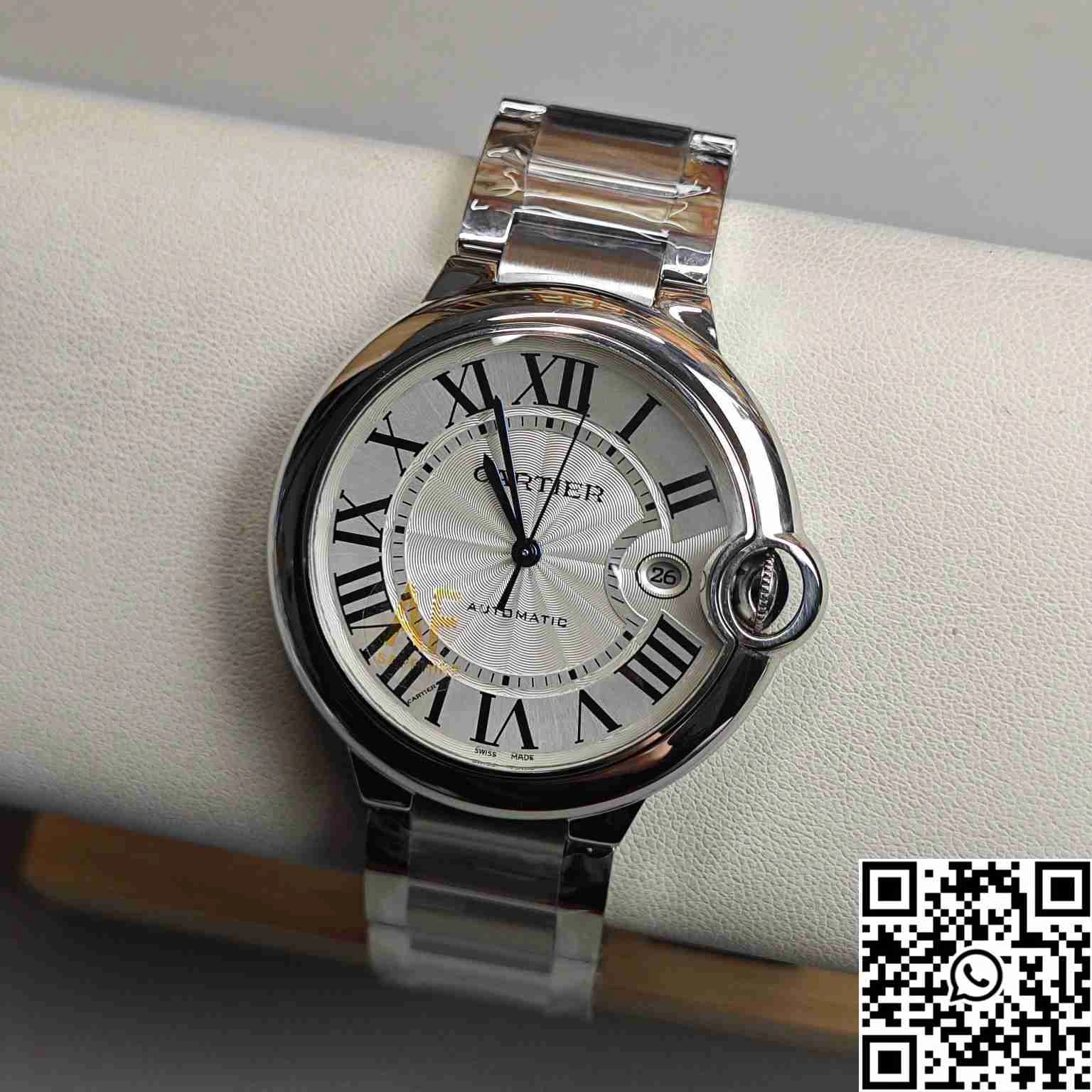 Ballon Bleu De Cartier 42MM CRWSBB0049 AF Factory White Dial TopPick 1367