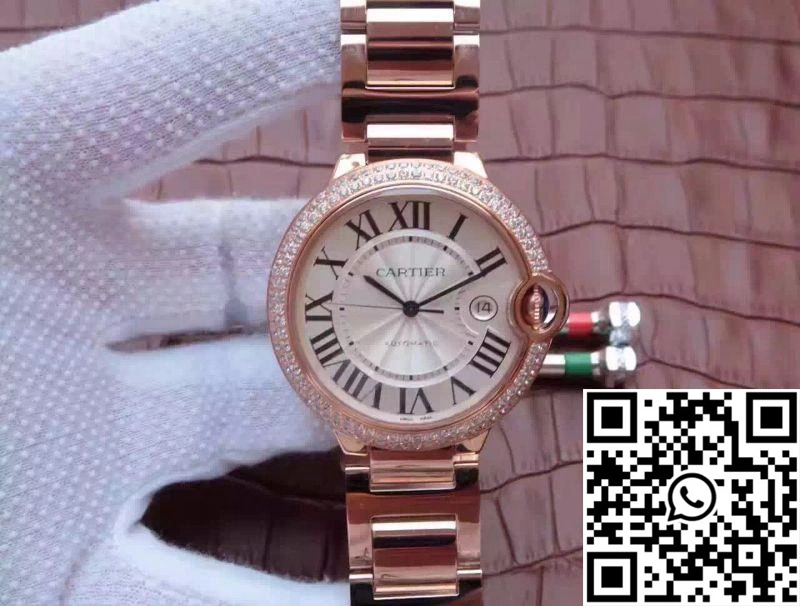 Upgraded Ballon Bleu De Cartier 42MM V6 Factory White Dial 1379