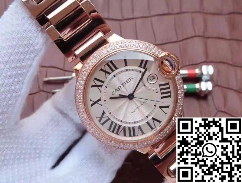 Upgraded Ballon Bleu De Cartier 42MM V6 Factory White Dial 1379