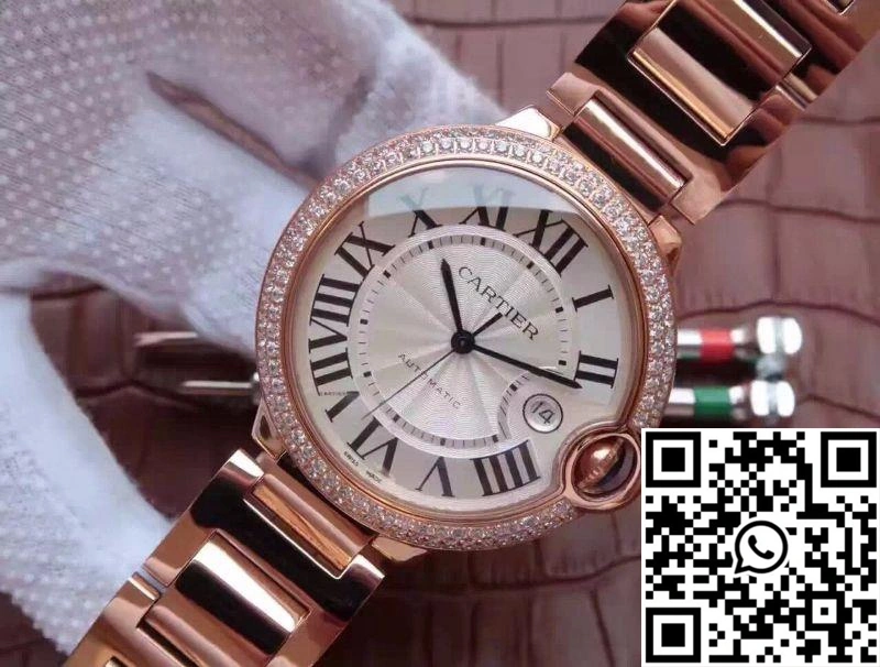 Upgraded Ballon Bleu De Cartier 42MM V6 Factory White Dial 1379