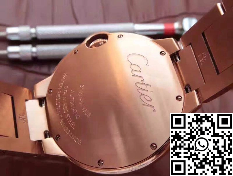 Upgraded Ballon Bleu De Cartier 42MM V6 Factory White Dial 1379