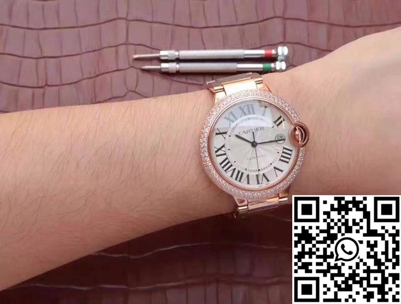 Upgraded Ballon Bleu De Cartier 42MM V6 Factory White Dial 1379