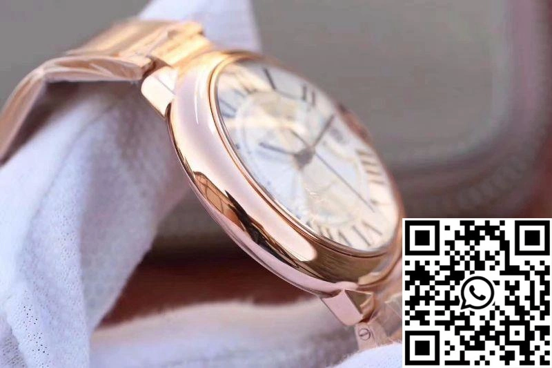 Breathable Ballon Bleu De Cartier 42MM W69006Z2 V9 Factory White Textured Dial 1390
