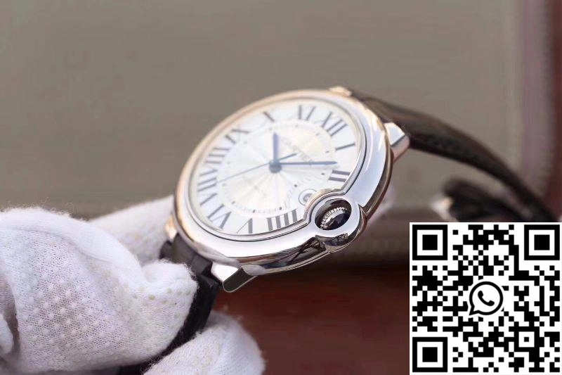 Lightweight Ballon Bleu De Cartier 42MM W6901351 V9 Factory Silver Dial 1373