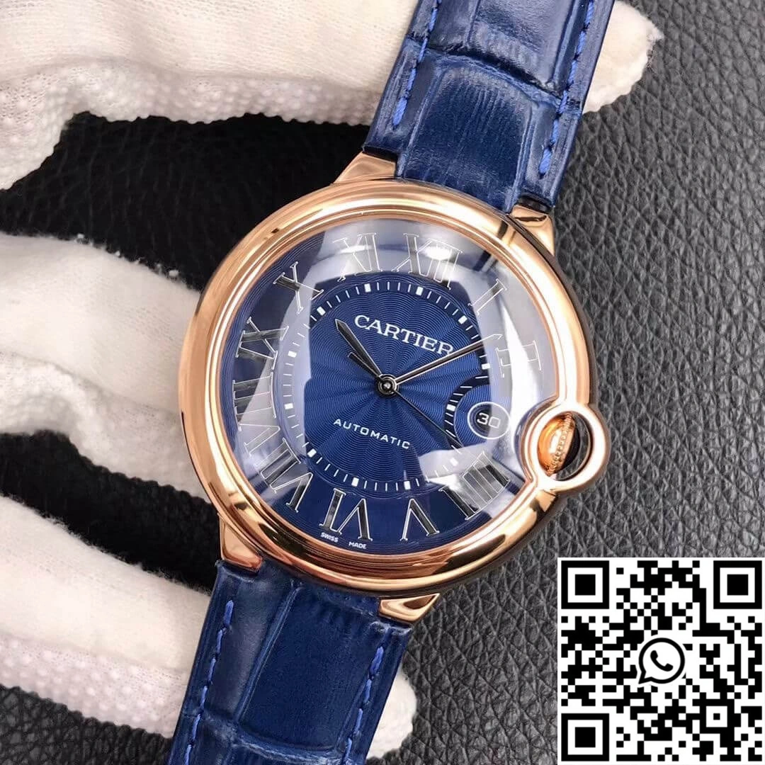 OdorResistant Ballon Bleu De Cartier 42MM WGBB0036 V6 Factory Blue Dial 1362