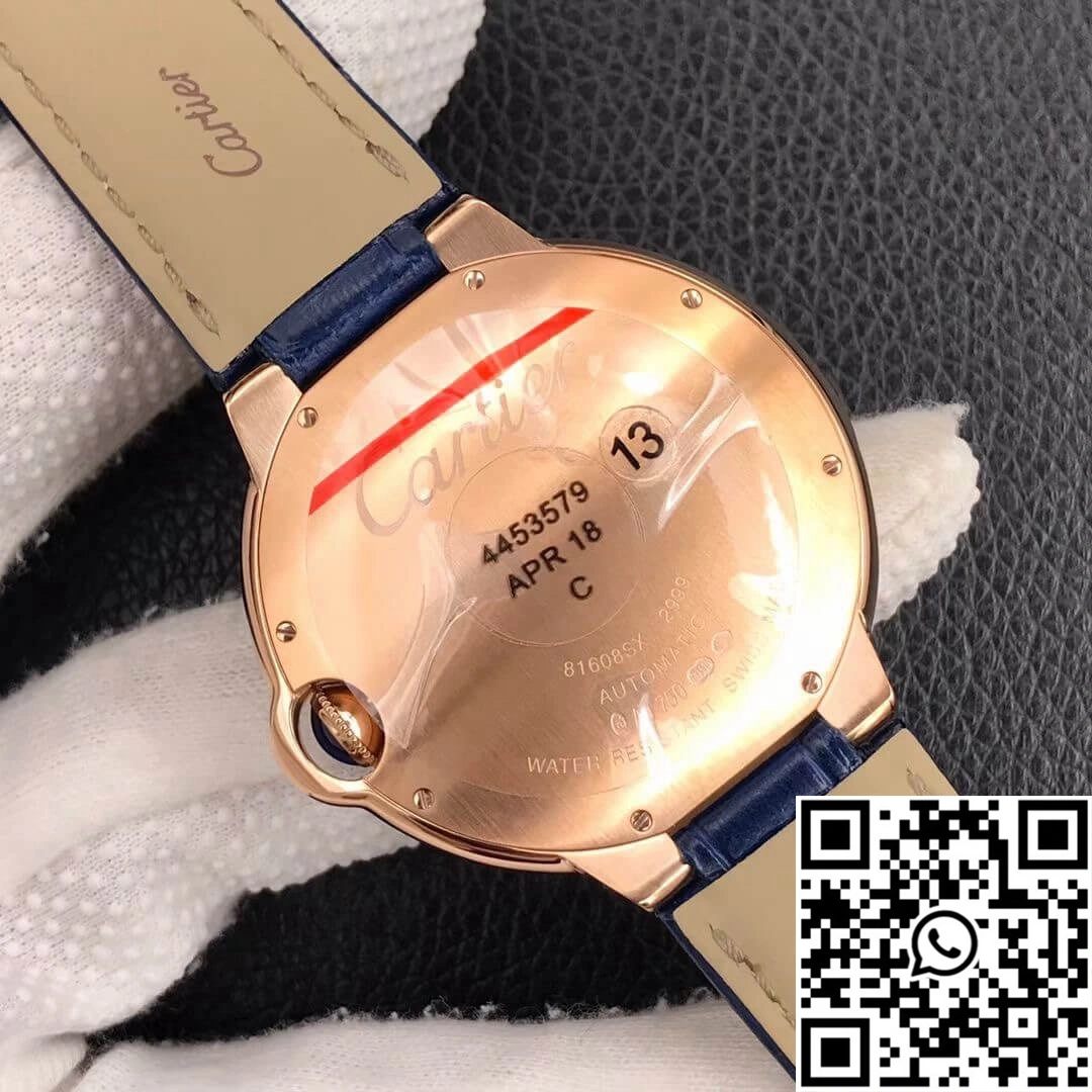 OdorResistant Ballon Bleu De Cartier 42MM WGBB0036 V6 Factory Blue Dial 1362