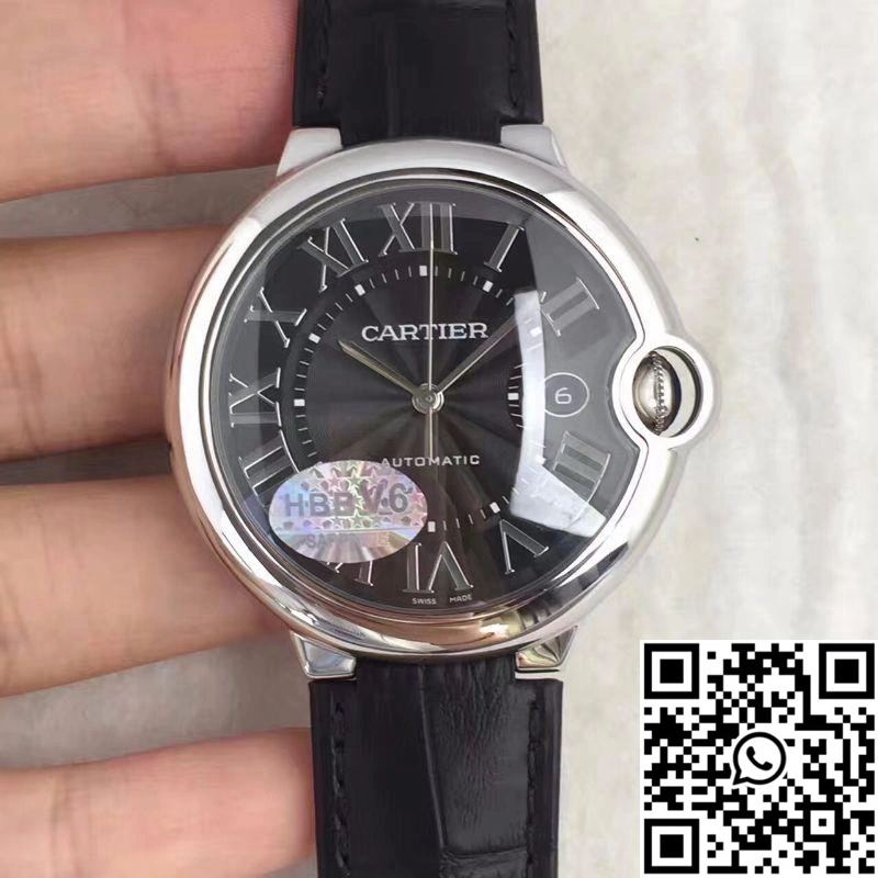 Effortless Ballon Bleu De Cartier 42MM WSBB0003 V6 Factory Black Dial 1376