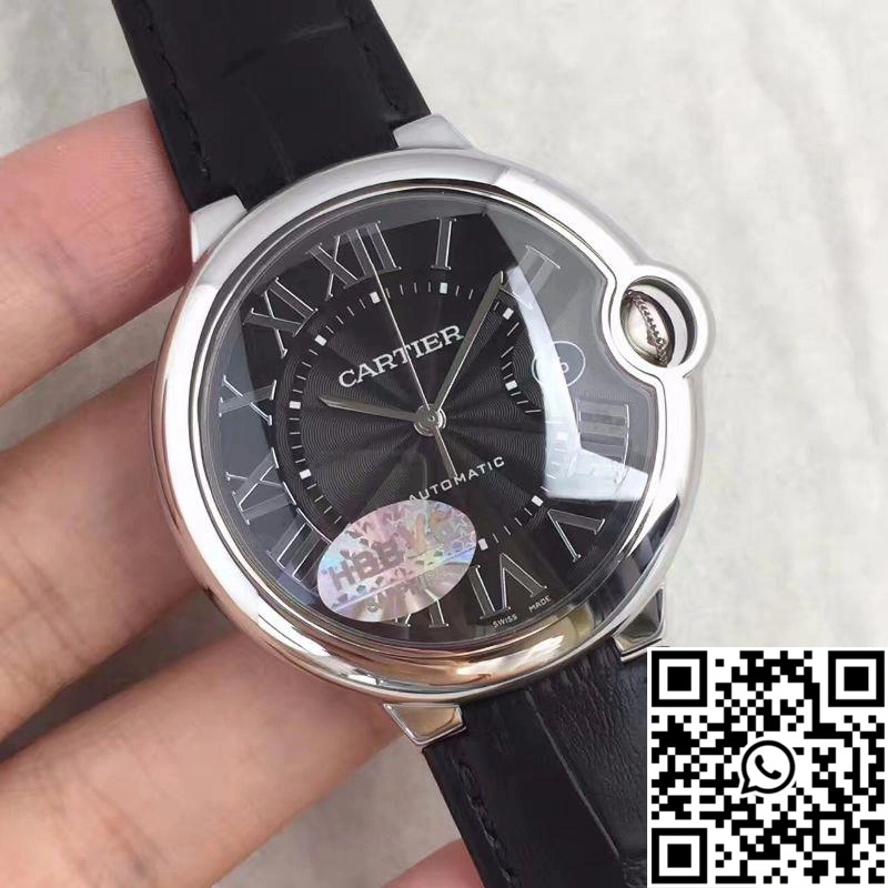 Effortless Ballon Bleu De Cartier 42MM WSBB0003 V6 Factory Black Dial 1376