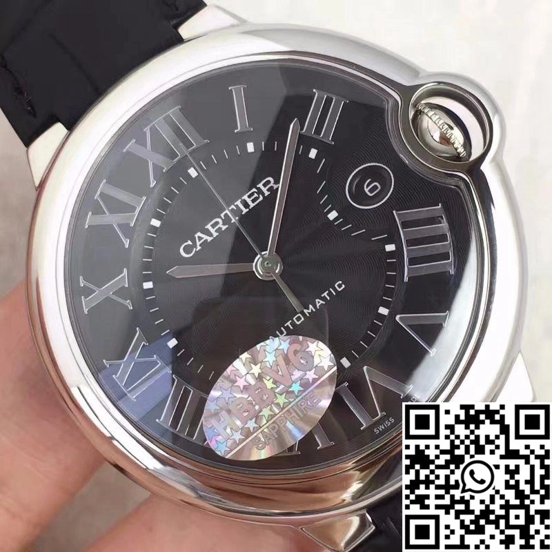Effortless Ballon Bleu De Cartier 42MM WSBB0003 V6 Factory Black Dial 1376