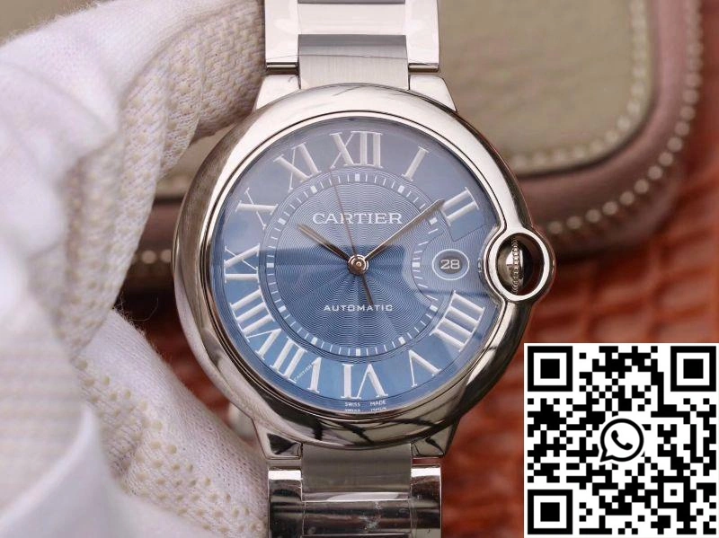 Comfortable Ballon Bleu De Cartier 42MM WSBB0025 V9 Factory Blue Dial 1360