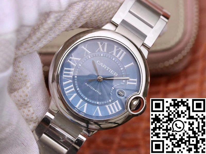 Comfortable Ballon Bleu De Cartier 42MM WSBB0025 V9 Factory Blue Dial 1360