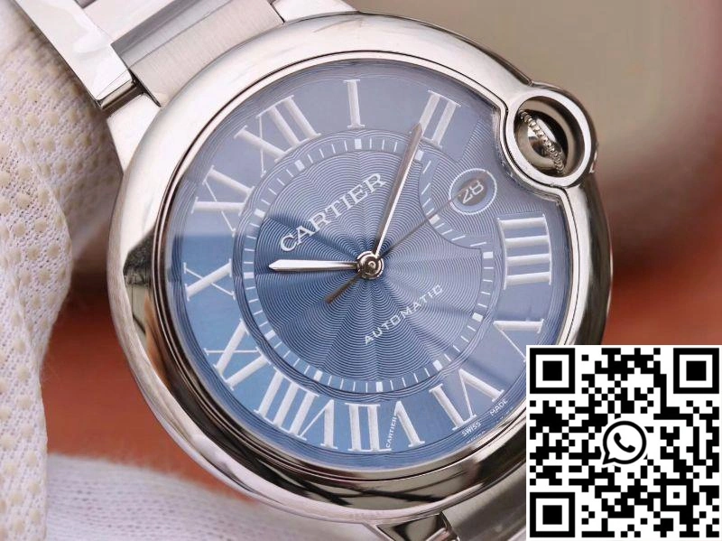 Comfortable Ballon Bleu De Cartier 42MM WSBB0025 V9 Factory Blue Dial 1360