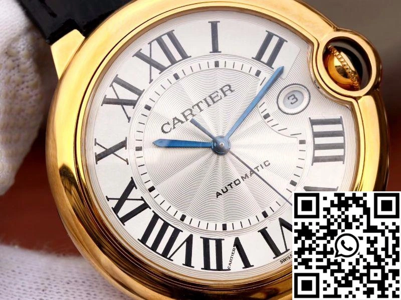 TechFriendly Ballon Bleu De Cartier 42mm W6900551 V9 Factory Silver Dial 1348
