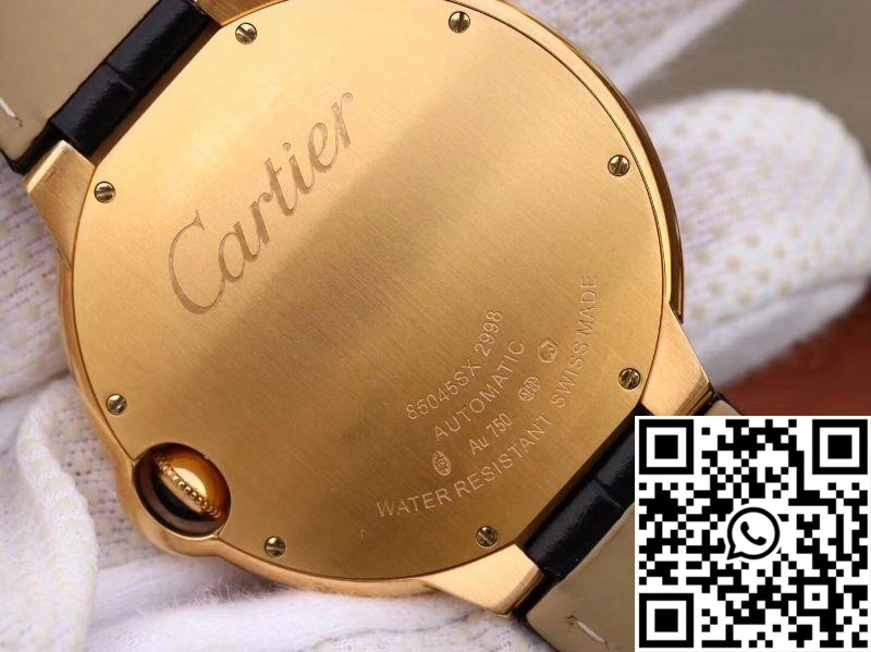 TechFriendly Ballon Bleu De Cartier 42mm W6900551 V9 Factory Silver Dial 1348