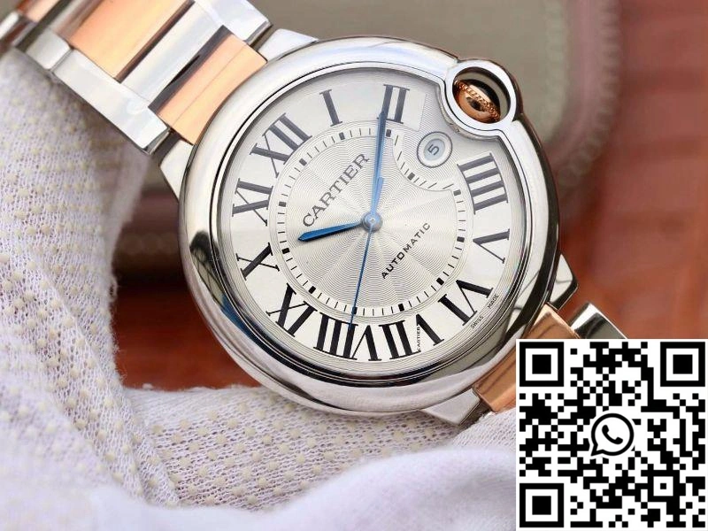 Ballon Bleu De Cartier 42mm W69009Z3 V6 Factory White Dial Sophisticated 1378