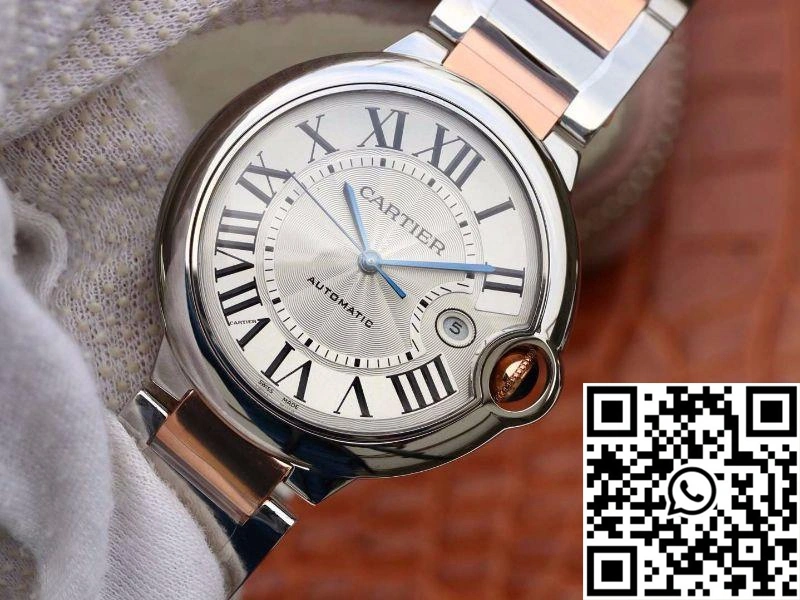 Ballon Bleu De Cartier 42mm W69009Z3 V6 Factory White Dial Sophisticated 1378
