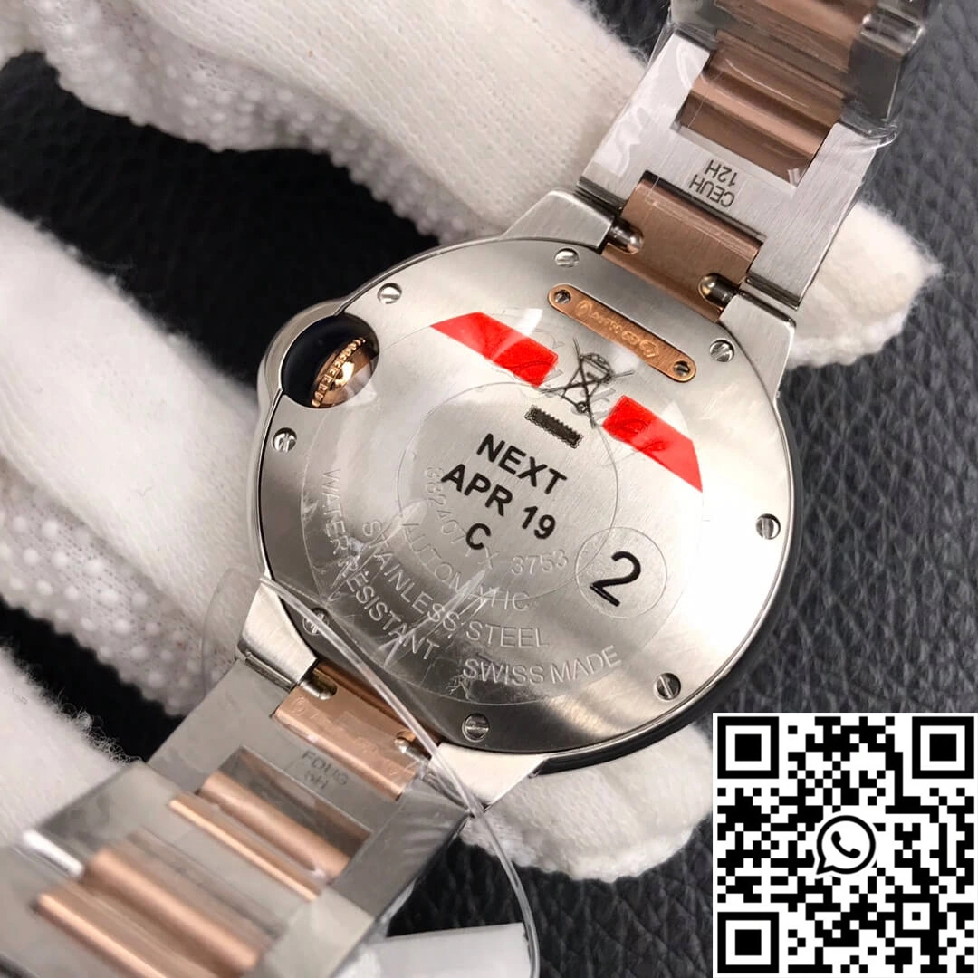 DailyWear Ballon Bleu De Cartier Ladies 28MM V6 Factory V8 Rose Gold Bezel 1347