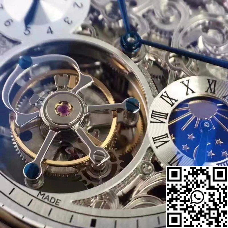 UrbanStyle Ballon Bleu De Cartier Tourbillon Silver Dial 1354