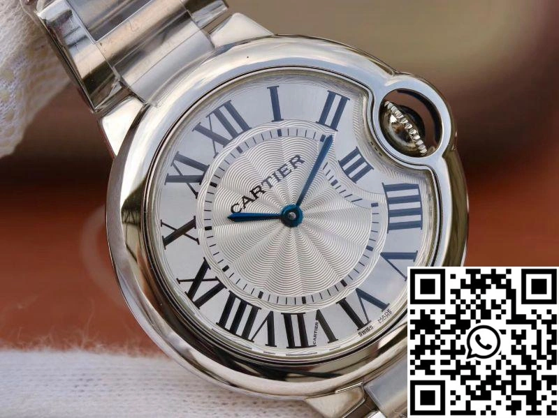 Ballon Bleu De Cartier V6 Factory Silver Dial Effortless 1341