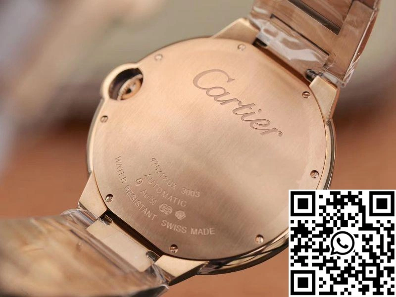 Timeless Ballon Bleu De Cartier W69006Z2 42mm TW Factory Rose Gold Diamonds Dial 1372