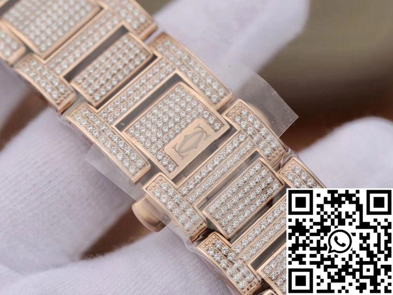 Timeless Ballon Bleu De Cartier W69006Z2 42mm TW Factory Rose Gold Diamonds Dial 1372