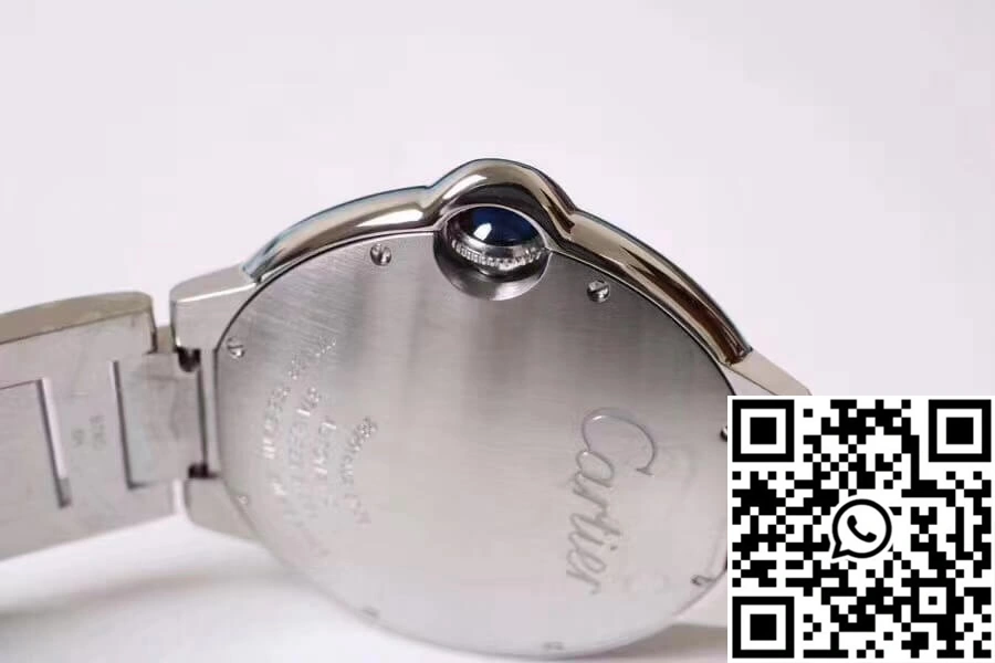 WeatherProof Ballon Bleu De Cartier W69012Z4 V6 Factory Silver Dial 1393