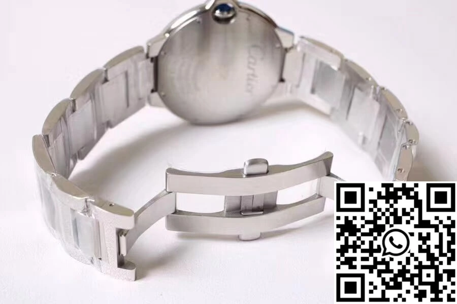 WeatherProof Ballon Bleu De Cartier W69012Z4 V6 Factory Silver Dial 1393