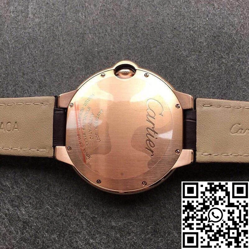 Comfortable Ballon Bleu De Cartier W6920037 V6 Factory Chocolate Color Dial 1369