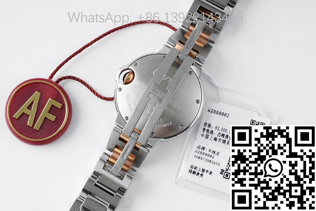 OnTrend Ballon Bleu De Cartier W6920070 AF Factory Pink Mother-Of-Pearl Dial 1344