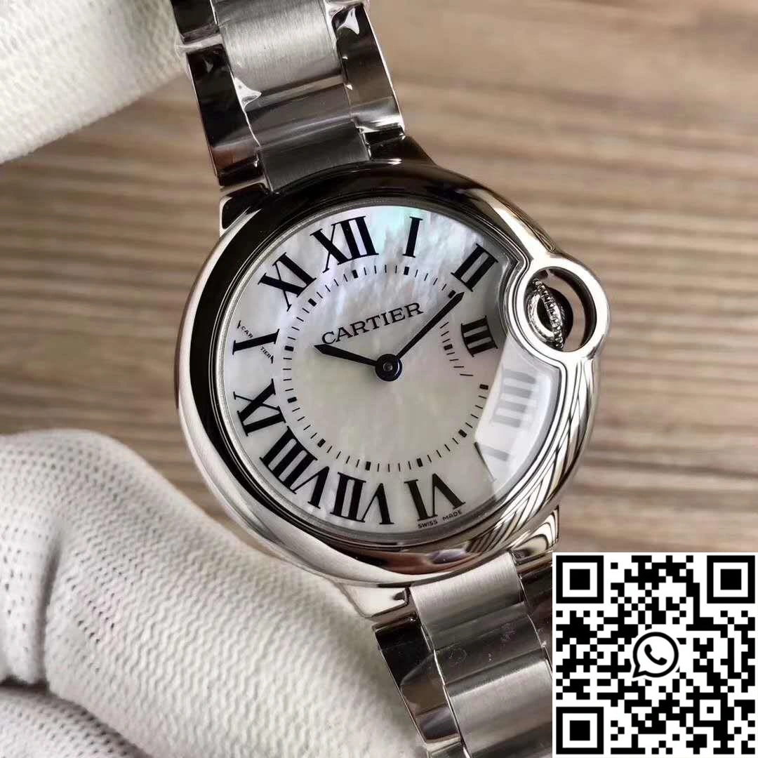 Ballon Bleu De Cartier W6920084 33MM V6 Factory Silver Dial Thermal 1388