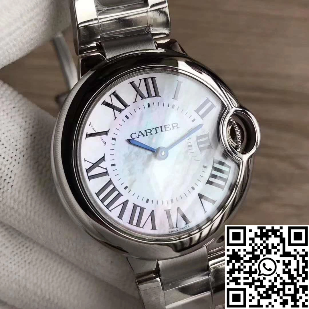 Ballon Bleu De Cartier W6920084 33MM V6 Factory Silver Dial Thermal 1388