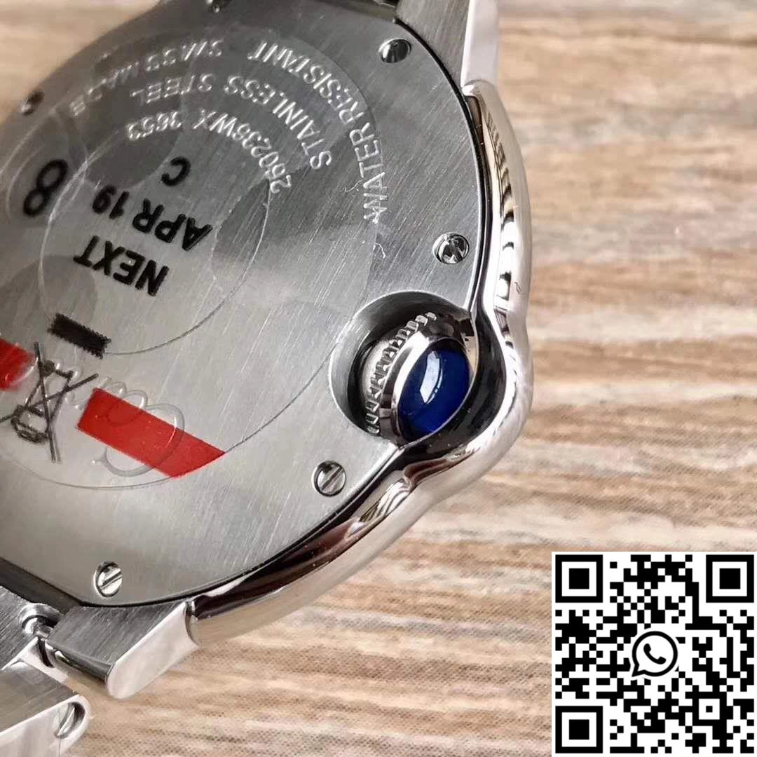 Ballon Bleu De Cartier W6920084 33MM V6 Factory Silver Dial Thermal 1388
